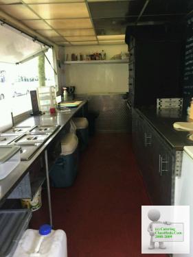 Permanently sited catering van
