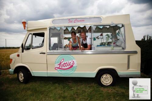 Ice Cream Van - Vintage, Mercedes, 1 year MOT, ready for business!