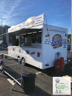 Catering trailer with pitch