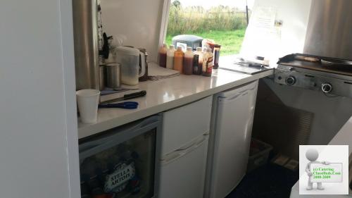 Mobile catering van with licensed pitch for sale due to retirement