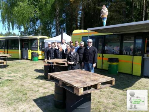 Food Catering Bus; Street food bus