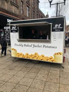 Jacket Potato stall Rotherham Markettall Rotherham Market