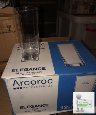 1365x Glassware / Barware - Assorted Quantities and Styles, plus Mobile Bar Accessories