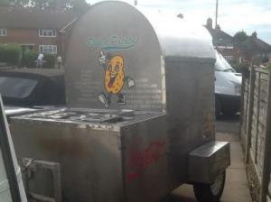 Baked potato oven trailer with Bain Marie