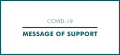 Covid-19 Message of support