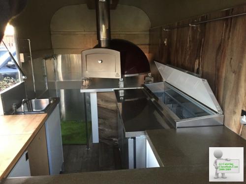 wood fired pizza oven trailer