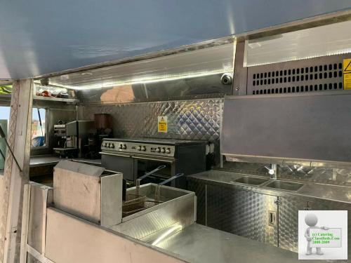 Mobile Catering Food Truck Van Fully Equipped Street Food Kitchen Lwb High Top