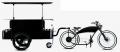 Mobile coffee cart with E bike chopper
