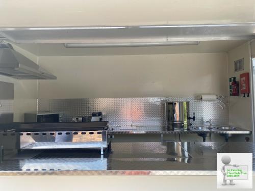 Mint Catering Trailer Burger Van Food Trailer With Brand New Equpment Superb