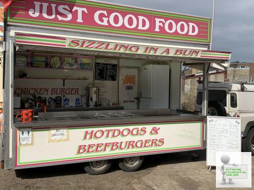 14 ft burger van catering trailer in excellent condition