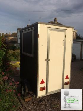 Small Box Trailer With Serving Hatch