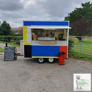 Mobile catering trailer business with licensed pitch for sale