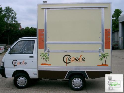 4ft. 6 “x 5 ft. Chassis cab conversion Mobile Catering