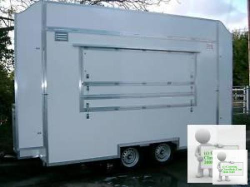 14ft x 7 ft twin axle catering trailer