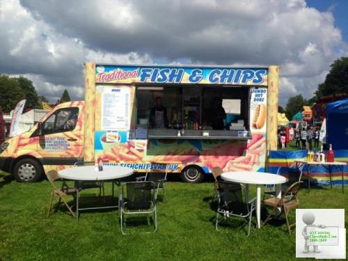 Motorised fish & chips van/unit & business