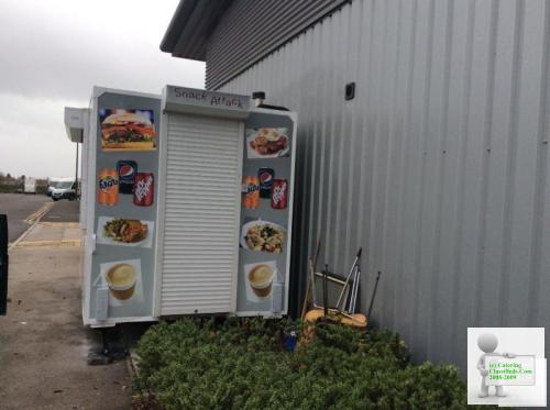 Catering van and pitch for sale