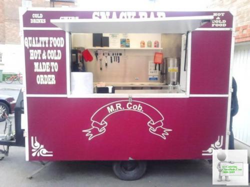 Mobile catering trailer for sale