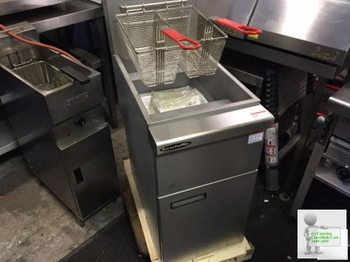 NEW GAS FRYER TWIN BASKET CATERING COMMERCIAL CAFE KEBAB CHICKEN PIZZA RESTAURANT BAR PUB KITCHEN