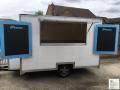 Mobile Catering Trailer Refurbished Multi Use Burger Van With Generator